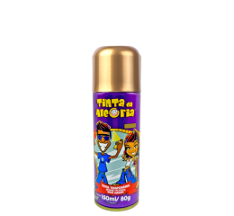 CARNAVAL TINTA P/CAB.SPRAY 150ML METAL.OURO